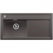 Мийка для кухні прямокутна Blanco Zenar XL 6 S-F SILGRANIT клапан-автомат чаша справа темна скеля 523886