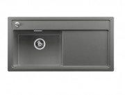 Мойка для кухни прямоугольная Blanco Zenar XL 6 S-F SILGRANIT клапан-автомат  чаша слева  алюметаллик 523911