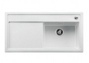 Мийка для кухні прямокутна Blanco Zenar XL 6 S-F SILGRANIT клапан-автомат чаша справа білий 523889