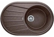 Мойка для кухни овальная BLANCO TAMOS 45 S  врезная  искусственный гранит  кофе 521395