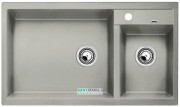 Мойка для кухни прямоугольная BLANCO METRA 9 SILGRANIT  врезная  чаша слева  жемчужный 520586
