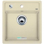 Мийка для кухні квадратна Blanco DALAGO 45-F SILGRANIT клапан-автомат жасмин 517658