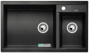 Мойка для кухни прямоугольная BLANCO METRA 9 SILGRANIT  врезная чаша слева  антрацит 513273