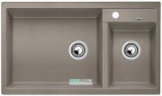 Мойка для кухни прямоугольная BLANCO METRA 9 SILGRANIT  врезная  чаша слева  серый беж 517364