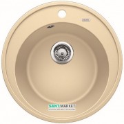 Мийка для кухні кругла Blanco RIONA 45 врізна штучний граніт шампань 521400