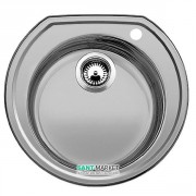 Мойка для кухни круглая Blanco Rondoval нержавеющая сталь декор 513314