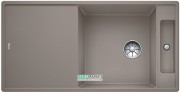 Мийка для кухні прямокутна BLANCO Axia III XL 6S SILGRANIT врізна з клапаном-автоматом сірий беж 523517
