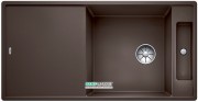 Мийка для кухні прямокутна BLANCO Axia III XL 6S SILGRANIT врізна з клапаном-автоматом кава 523519