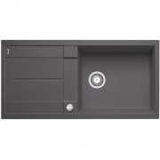 Мийка для кухні прямокутна Blanco METRA XL 6 S-F штучний граніт темна скеля 518883
