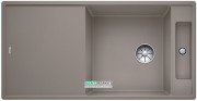 Мийка для кухні прямокутна BLANCO Axia III XL 6S SILGRANIT врізна з клапаном-автоматом сірий беж 523517
