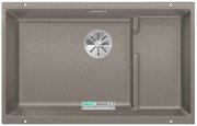 Мийка для кухні прямокутна BLANCO SUBLINE 700-U Level SILGRANIT під стільницю сірий беж 523545