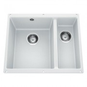 Мойка для кухни прямоугольная BLANCO SUBLINE 340/160-U SILGRANIT под столешницу  чаша слева  белый 523552