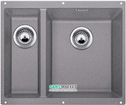 Мийка для кухні прямокутна BLANCO SUBLINE 340/160-U SILGRANIT під стільницю чаша справа алюметаллик 523560