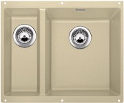 Мийка для кухні прямокутна BLANCO SUBLINE 340/160-U SILGRANIT під стільницю чаша справа шампань 523564