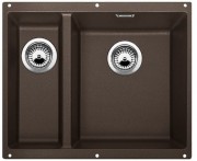 Мийка для кухні прямокутна BLANCO SUBLINE 340/160-U SILGRANIT під стільницю чаша справа кави 523567