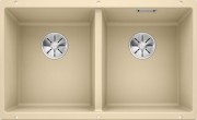 Мойка для кухни прямоугольная BLANCO SUBLINE 350/350-U SILGRANIT под столешницу  шампань 523580