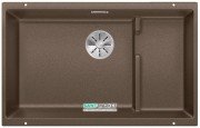 Мийка для кухні прямокутна BLANCO SUBLINE 700-U Level SILGRANIT під стільницю мускат 523546