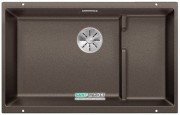 Мойка для кухни прямоугольная BLANCO SUBLINE 700-U Level SILGRANIT под столешницу  кофе 523547