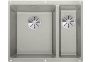 Мойка для кухни прямоугольная BLANCO SUBLINE 340/160-U SILGRANIT под столешницу  чаша слева  жемчужный 523551