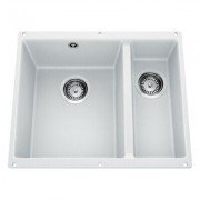 Мийка для кухні прямокутна BLANCO SUBLINE 340/160-U SILGRANIT під стільницю чаша зліва білий 523552