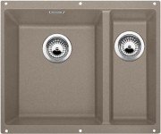 Мийка для кухні прямокутна BLANCO SUBLINE 340/160-U SILGRANIT під стільницю чаша зліва сірий беж 523556
