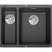 Мийка для кухні прямокутна BLANCO SUBLINE 340/160-U SILGRANIT під стільницю чаша справа антрацит 523558