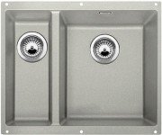 Мийка для кухні прямокутна BLANCO SUBLINE 340/160-U SILGRANIT під стільницю чаша справа перловий 523561