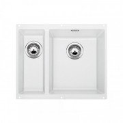 Мийка для кухні прямокутна BLANCO SUBLINE 340/160-U SILGRANIT під стільницю чаша справа білий 523562