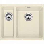 Мийка для кухні прямокутна BLANCO SUBLINE 340/160-U SILGRANIT під стільницю чаша справа жасмин 523563