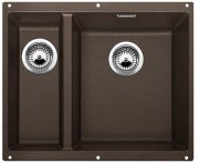 Мийка для кухні прямокутна BLANCO SUBLINE 340/160-U SILGRANIT під стільницю чаша справа кави 523567