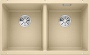 Мийка для кухні прямокутна BLANCO SUBLINE 350/350-U SILGRANIT під стільницю шампань 523580