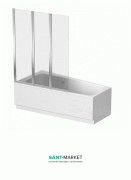 Шторка для асиметричної ванни Kolo Split 120х150 левосторонняя GPNA12222003L