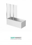 Шторка для прямоугольной ванны Kolo Split 120х150 левосторонняя GPNS12222003L