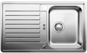 Мойка для кухни прямоугольная BLANCO CLASSIC PRO 45 S-IF  нержавеющая сталь  клапан-автомат  зеркальная полировка 523661