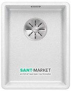 Мойка для кухни прямоугольная BLANCO SUBLINE 320-F SILGRANIT белый 523419