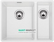 Мийка для кухні прямокутна BLANCO SUBLINE 340/160-F штучний граніт білий 523571