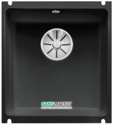 Мийка для кухні прямокутна BLANCO SUBLINE 375-U кераміка PuraPlus під стільницю чорний 523732