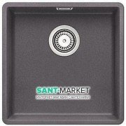 Мийка для кухні квадратна BLANCO SUBLINE 400-F SILGRANIT темна скеля 523495