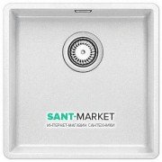 Мийка для кухні квадратна BLANCO SUBLINE 400-F SILGRANIT білий 523497