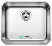 Мойка для кухни квадратная Blanco Supra 450-U нержавеющая сталь полированная 518204