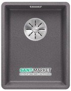 Мийка для кухні прямокутна BLANCO SUBLINE 320-F SILGRANIT темна скеля 523417