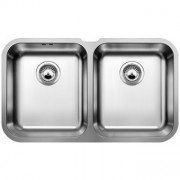 Мийка для кухні прямокутна Blanco Supra 340/340-U нержавіюча сталь полірована 519716