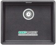 Мийка для кухні прямокутна BLANCO SUBLINE 500-F SILGRANIT темна скеля 523533
