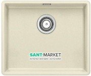Мийка для кухні прямокутна BLANCO SUBLINE 500-F SILGRANIT жасмин 523536
