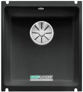 Мойка для кухни прямоугольная BLANCO SUBLINE 375-U керамика PuraPlus  под столешницу  черный 523732