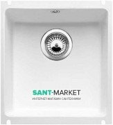 Мийка для кухні прямокутна BLANCO SUBLINE 375-U кераміка PuraPlus під стільницю глянсовий білий 523726