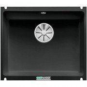 Мойка для кухни прямоугольная BLANCO SUBLINE 500-U керамика PuraPlus  под столешницу  черный 523740