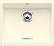 Мойка для кухни прямоугольная BLANCO SUBLINE 500-U керамика PuraPlus  под столешницу  глянцевый магнолия 523734