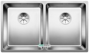 Мойка для кухни прямоугольная Blanco Andano 340/340-IF нержавеющая сталь полированная 522981