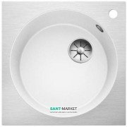 Мийка для кухні квадратна BLANCO Artago 6-IF/A врізна з відвідною арматурою InFino® білий 521767